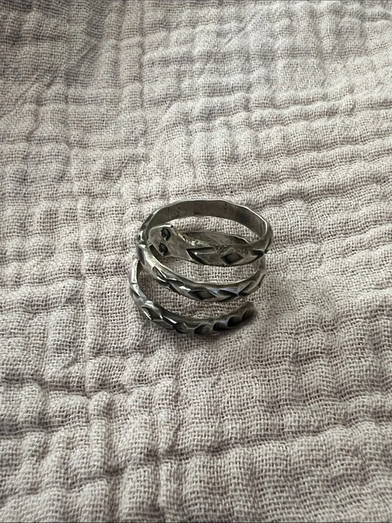 The Pony Express - Rattler’s Snake Ring - Sterling Silver