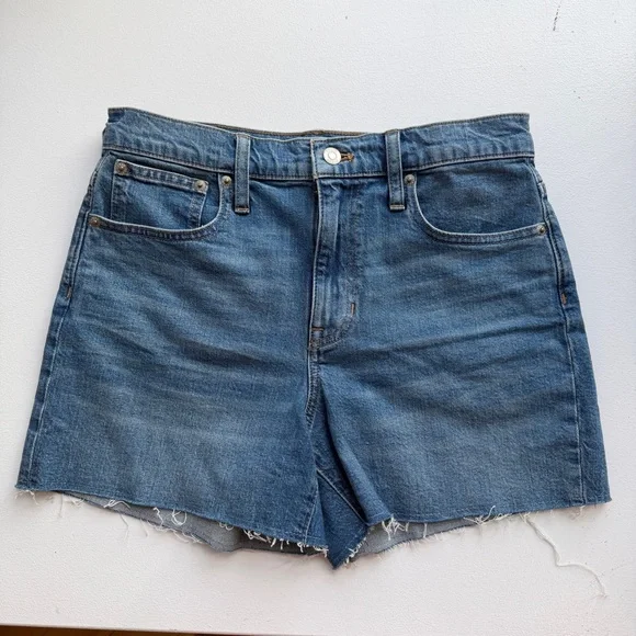 J. Crew high Rise Short Blue Denim Cutoff Shorts