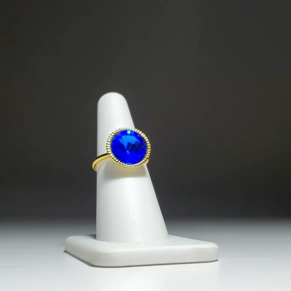 Ted Baker Rada BLUE Crystal Rivoli Ring