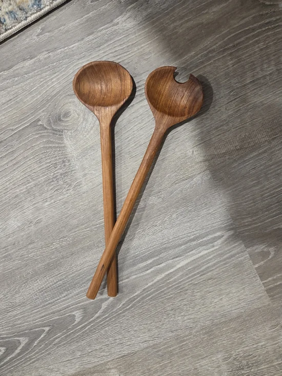 Wooden Salad Servers - 14
