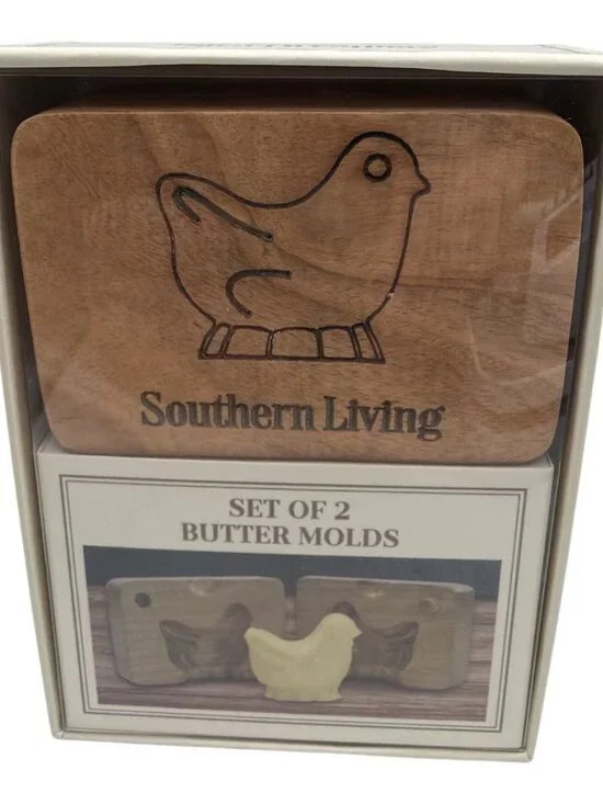 Southern Living‎ Butter Molds Set of 2 Chicken NEW in Box