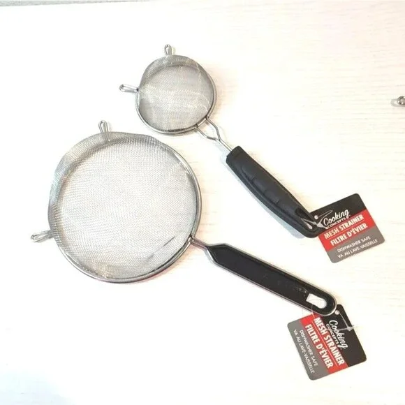 Cooking Concepts Stainless Steel Mesh Strainer 2 Mesh Strainer  6