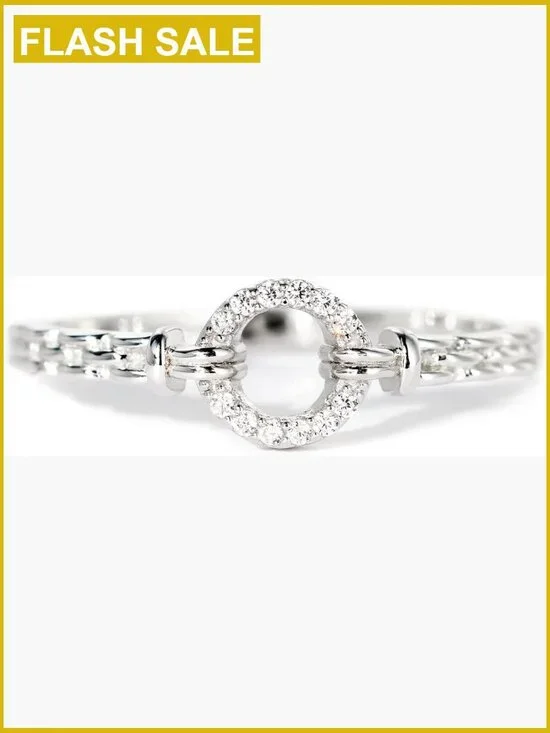 925 Sterling Silver Pinky Ring - Stacking Statement Ring for Women