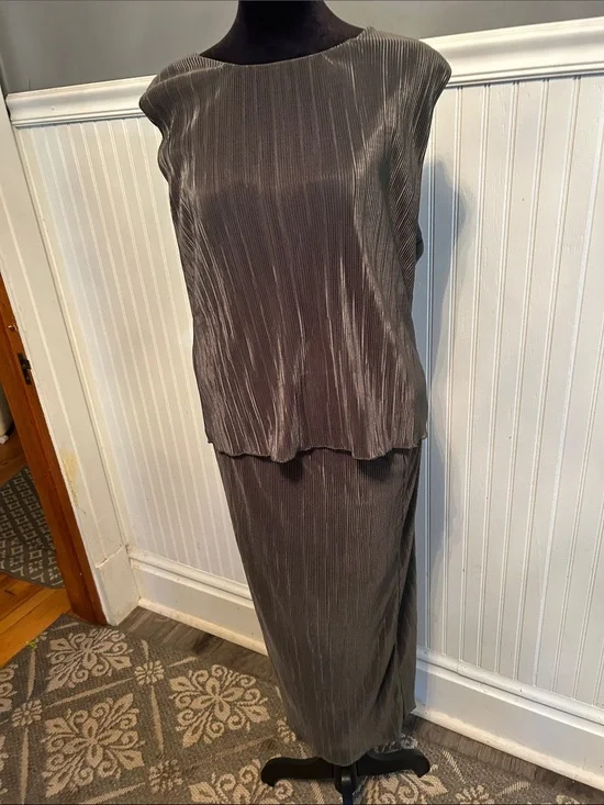 J. Crew Olive-Green Skirt and tank set