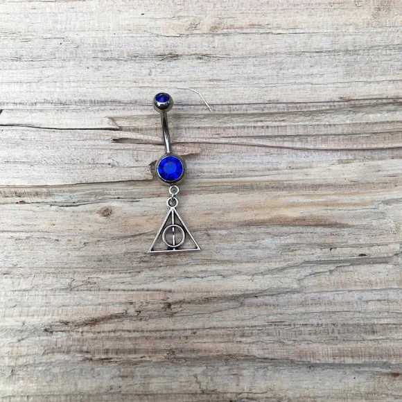 Harry‎ Potter Double Gem Belly Button Ring
