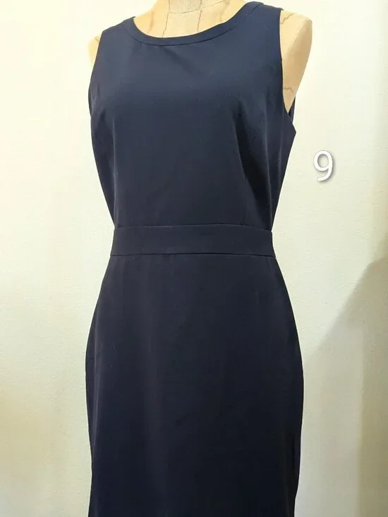 J Crew Navy Blue Size 2 Sheath Dress