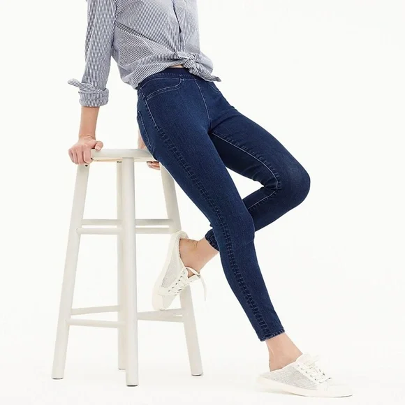 NWT J.‎ Crew Pull-On Toothpick Jean in Indigo