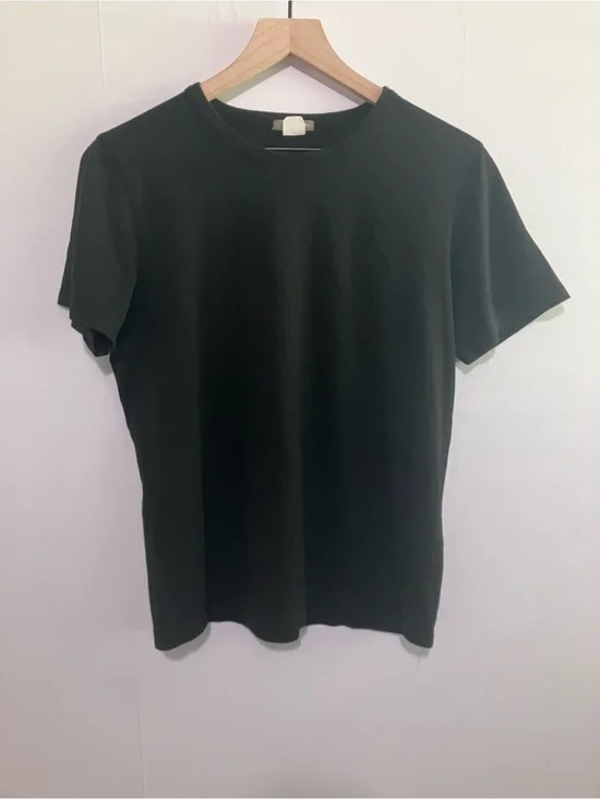 J. Crew Black Cotton T Shirt Size Large