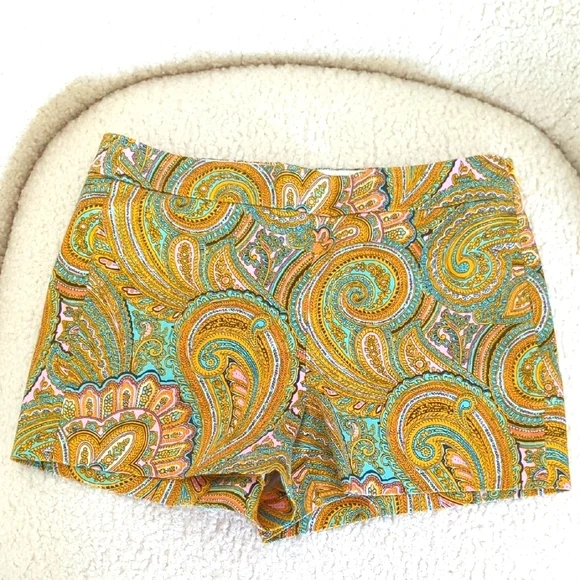 J Crew Paisley Patterned Women's Shorts