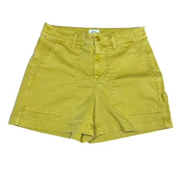 J. Crew Yellow Shorts Chino Style BF389 Size 0