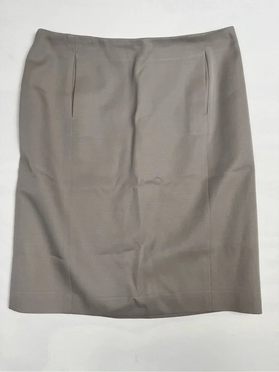 J.Crew Wool Pencil Skirt Gray Women’s 8 Front Pockets