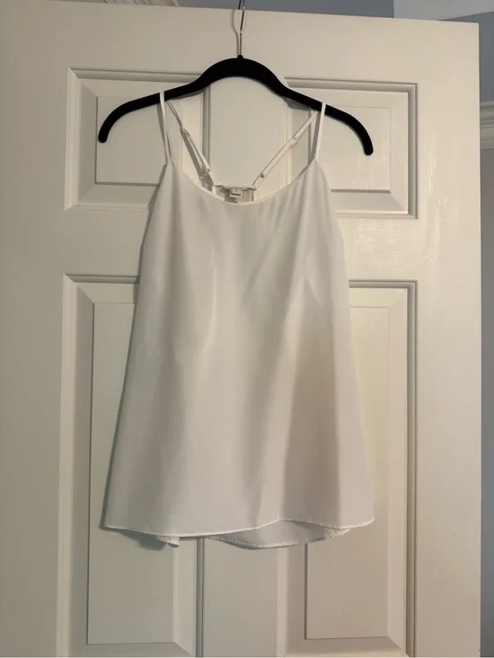 White Women's Spaghetti Strap Cami Top -