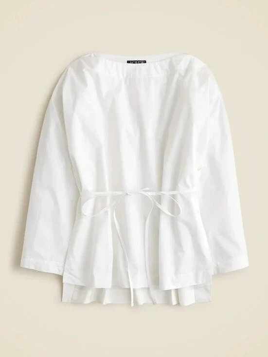 J Crew Ciel top in cotton poplin