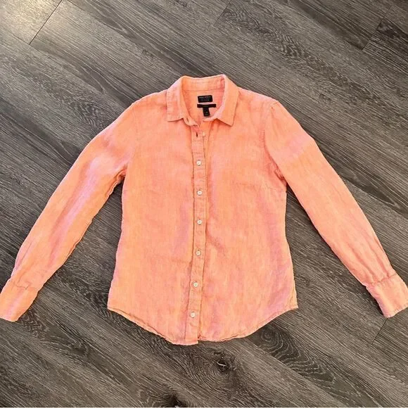 J. Crew Slim-fit Baird McNutt Irish linen shirt