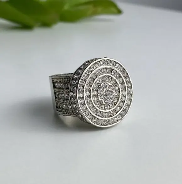 925 Sterling Silver CZ Ring Size 6.5