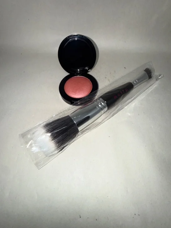 Mally Bounce Back Blush ROSE PETAL PINK + Double End Brush NEW
