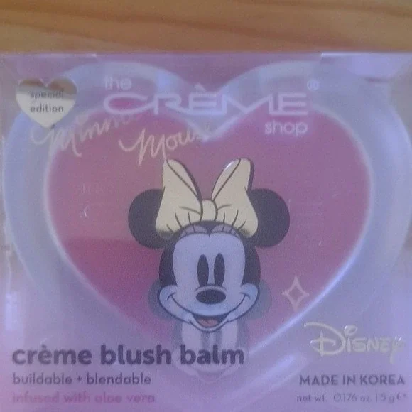 The Crème Shop Disney Minnie‎ Mouse Creme Blush Balm Date Night Color Aloe Vera