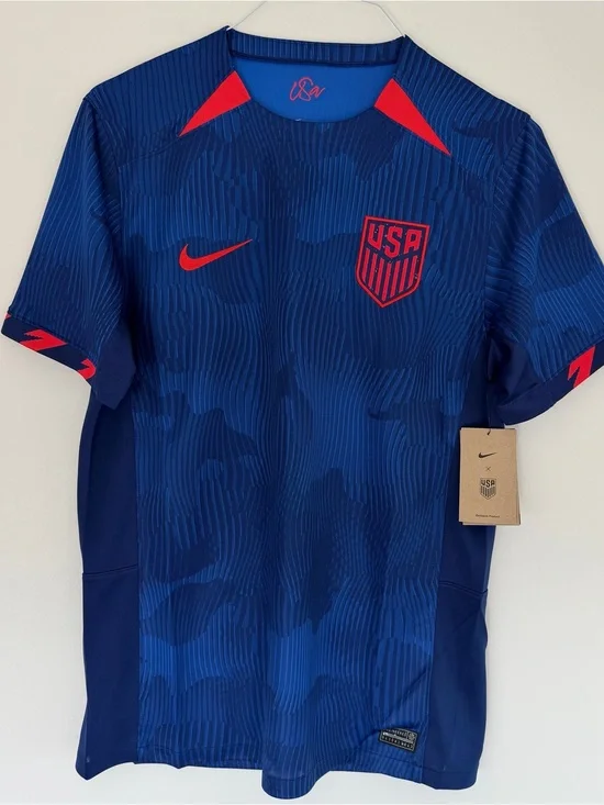 New: Nike Men's Medium USMNT USA 2023 Stadium Away Soccer Jersey Kit Official