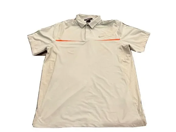 Nike Mens Tiger Woods Collection 2013 Chest Stripe Polo Shirt Size L 518105-377