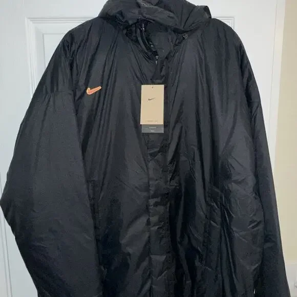 Nike Culture of Football Oversized Repel Therma-FIT Soccer Parka FZ0529-010 LG