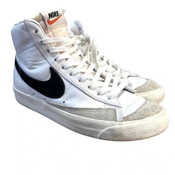 Nike Blazer Mid 77 Vintage White Black BQ6806-100 Men’s Size 8
