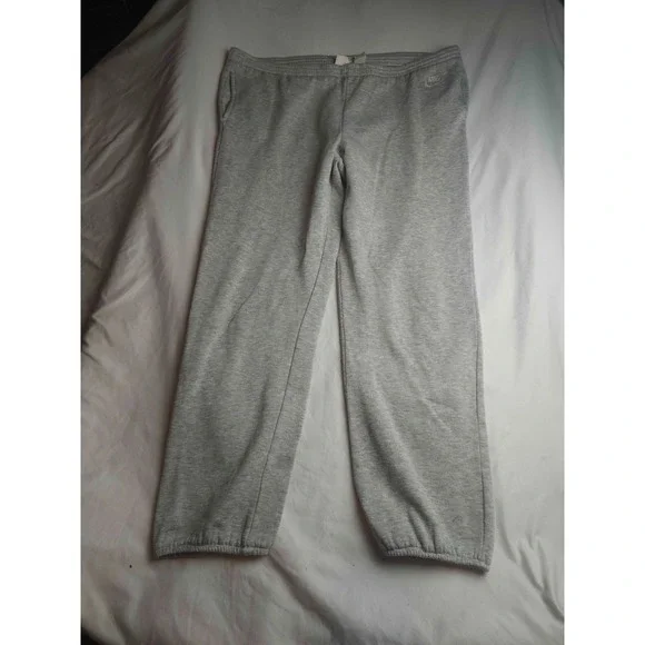 Vtg 90s Y2K Nike Sweatpants M Gray Grunge Hipster Streetwear Sporty Athleisure