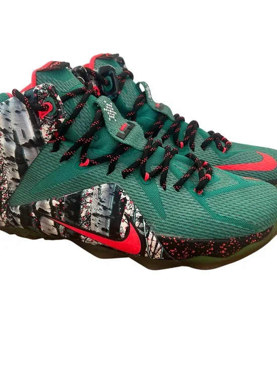 2014 Nike LeBron XII 12 “Xmas” Akron Birch Size 9.5