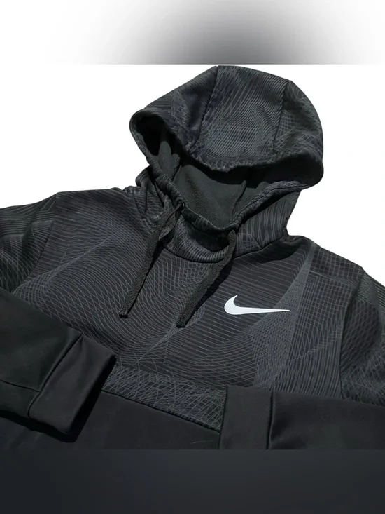 Nike Dri-FIT Pullover Fitness Drawstring Hoodie Black Men’s Size S (BV2752-010