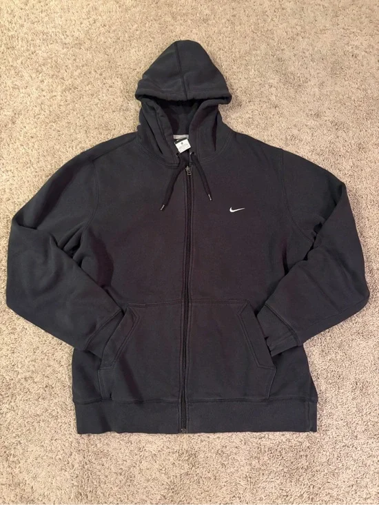 Nike Black Zip-Up Hoodie