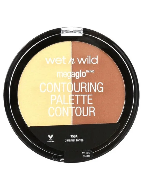 NEW wet n wild MegaGlo Contouring Duo Palette in 750A Caramel Toffee (Sealed)