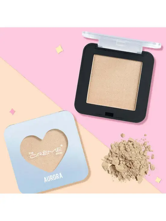 NEW The Creme Shop Aurora Face Powder Highlighter in Light Years (Boxed)