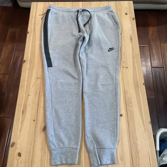 Nike Sportswear Tech Jogger Sweatpants Gray Men's Size Large