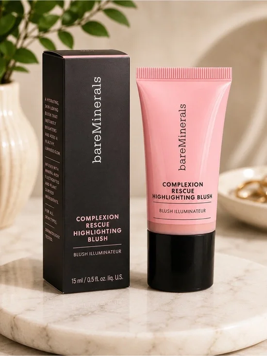 bareMinerals Complexion Rescue Highlighting Blush — Pink Glow