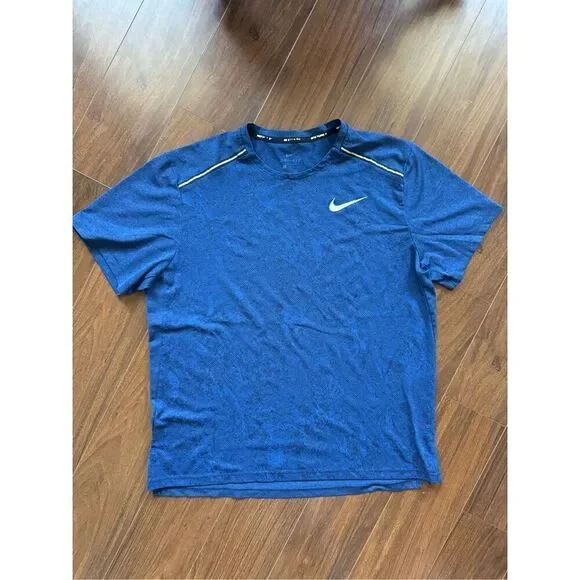 Nike L royal blue athletic dry fit tee