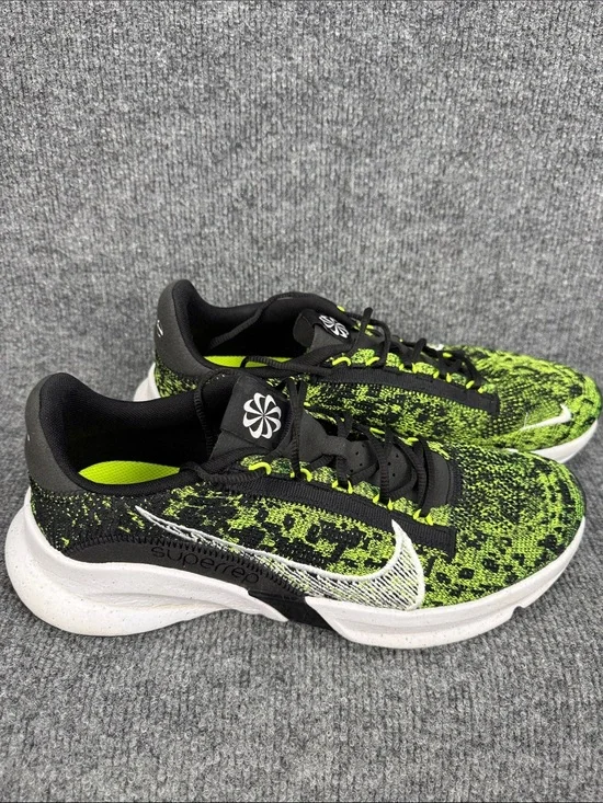 Nike Men’s SuperRep Go 3 Neon Green Sneakers Size 11 New Condition!