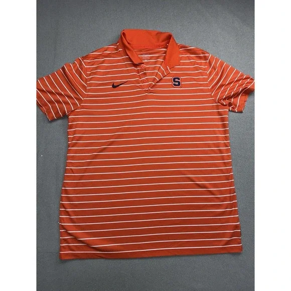 Syracuse Orange Nike Polo Men's Orange Used Large