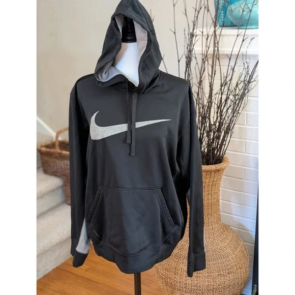 Nike Therma-FIT Big Swoosh Pullover Hoodie - Men's Size Medium