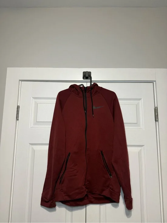 Nike Men's Burgundy Red Tech Fleece Jacket