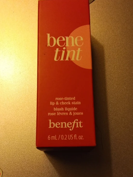 Benefit Benetint Lip & Cheek Stain in Rose Red Packaging