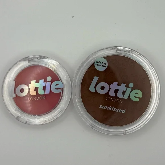 Lottie London Blush and Bronzer Set, Red Hot & Sunglow