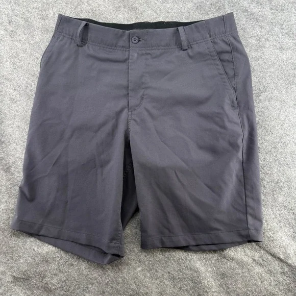Nike Golf Shorts Mens 33 Gray Flat Front Performance Dri-Fit Activewear