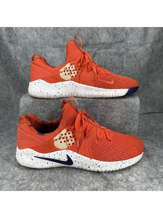 Nike Free TR 8 Clemson Tigers Shoes AR0427-800 Orange Purple White Size 10.5 993