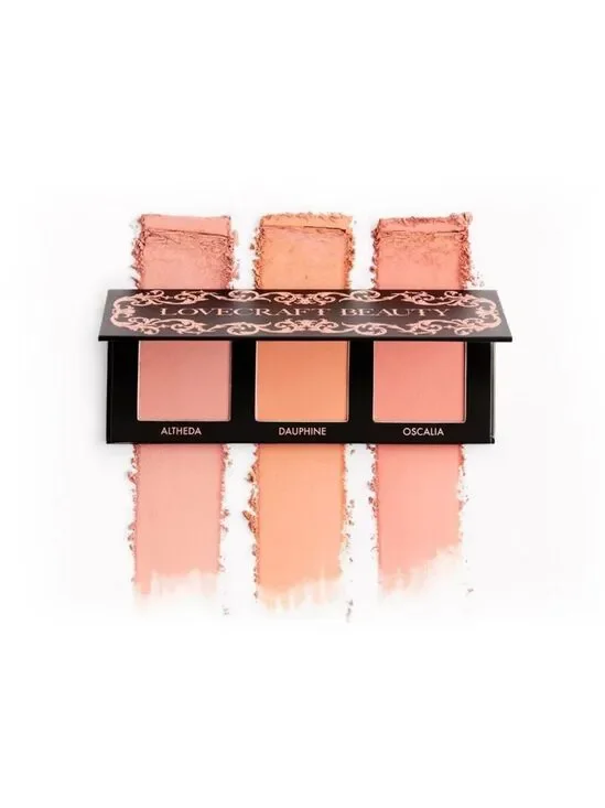 🥳HP🎉NIB Lovecraft Beauty Blush Palette in Altheda, Dauphine & Oscalia