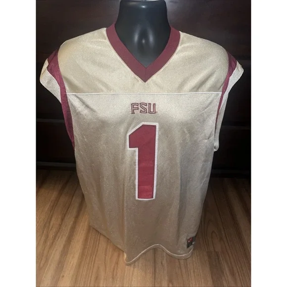Vintage Florida State Jersey XL Nike Team Seminole Football Acc Noles Y2k