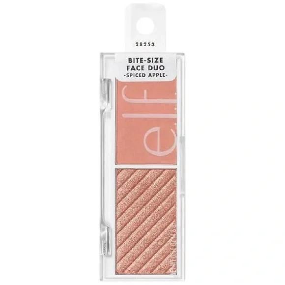 🌻3/$20 🆕 ELF COSMETICS Bite-Size Face Duo Blush & Highlighter in Spice Apple