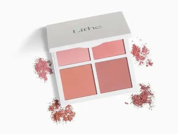 Lithe Beauty Sunset Blush Palette 4-Shade Face Compact NEW IN BOX