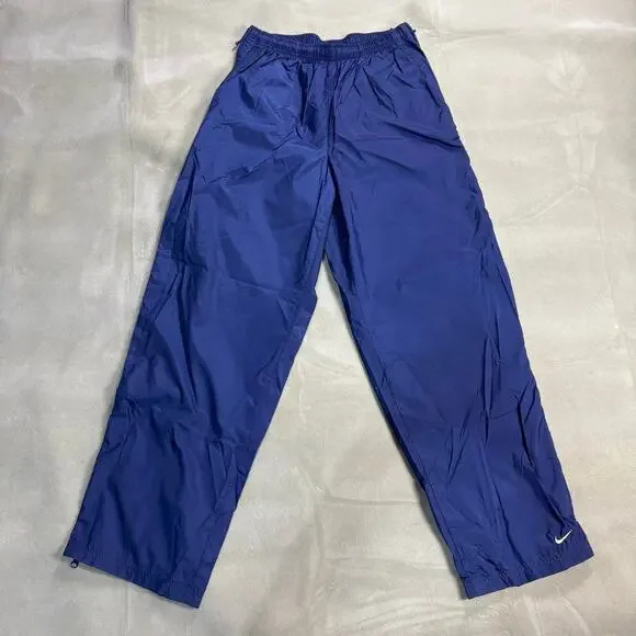 Nike‎ Y2K Black Track Pants Men’s XL Lightweight Athletic Joggers Swoosh