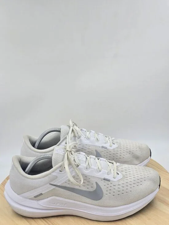 Nike Winflo 10 Road Running Shoes White Wolf Grey DV4022-102 Mens sz 9.5