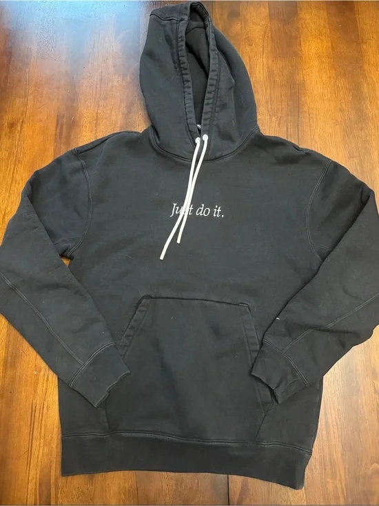 Nike Black Hoodie with White 