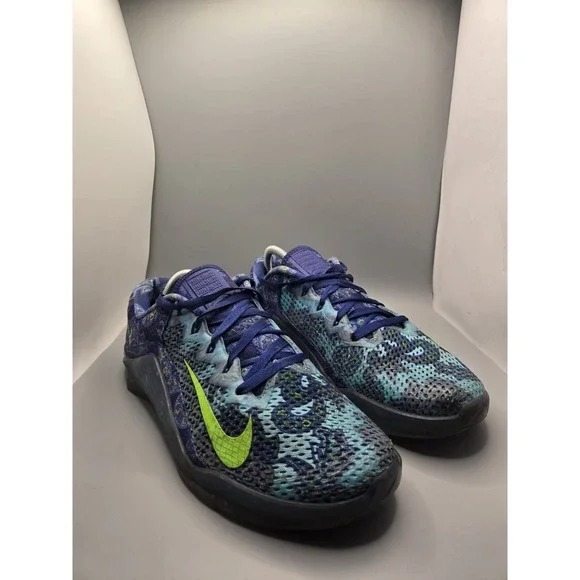 Nike Metcon 6 AMP Paisley Training Shoes Mens Size 10 Blue Green CZ0602-434